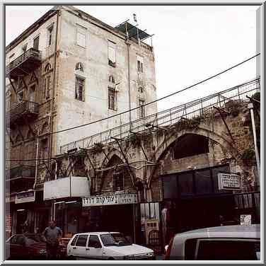 Bet Eshel St., near the Clock Tower. Jaffa, the Middle East, January 4, 2001