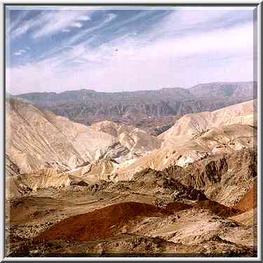 Egypt border near Taba, 3 miles south-east from Eilat. The Middle East, January 13, 2001