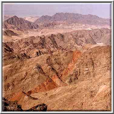 View to the north from Mt. Tzefahot, near Coral ...[6 words]... The Middle East, January 13, 2001