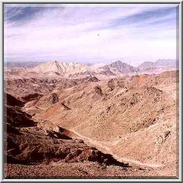 A trail going west near Mt. Tzefahot, near Coral ...[6 words]... The Middle East, January 13, 2001