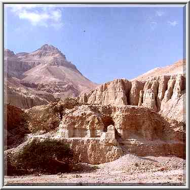 Entrance to Nahal Tseelim River Gorge, 2 miles ...[3 words]... The Middle East, January 20, 2001