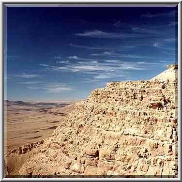 Rim of Ramon Crater south-west from the city. ...[2 words]... the Middle East, February 1, 2001