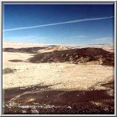 A bottom of Ramon Crater, with hills covered by ...[31 words]... The Middle East, February 1, 2001