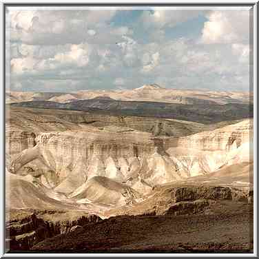 Hills in Judean desert to the north, behind Bokek ...[5 words]... The Middle East, February 22, 2001