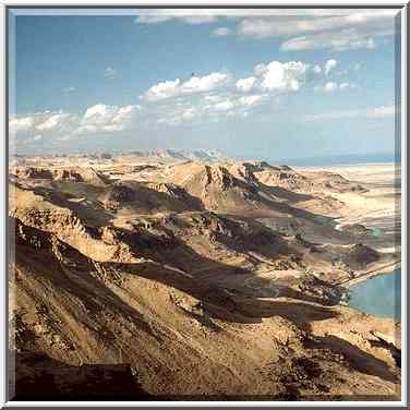 View to the direction of Masada from Maal Bokek ...[9 words]... The Middle East, February 22, 2001