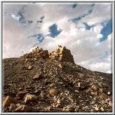 Bokek Fortress near Ein Bokek. The Middle East, February 22, 2001