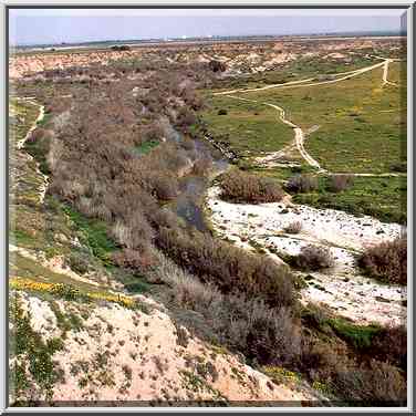 Nahal Besor River with Urim airfield at the ...[9 words]... The Middle East, February 27, 2001