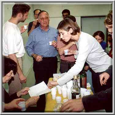 A Purim (Jewish holiday) party after a Hebrew ...[4 words]... the Middle East, March 4, 2001