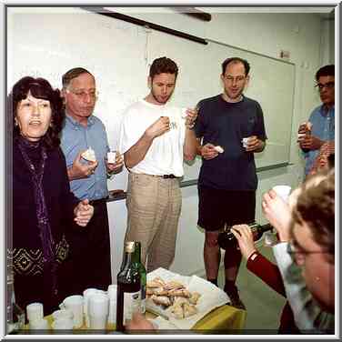 A Purim (Jewish holiday) party after a Hebrew ...[4 words]... the Middle East, March 4, 2001