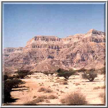 View from Arava Road near Yotvata (?). The Middle East, March 15, 2001