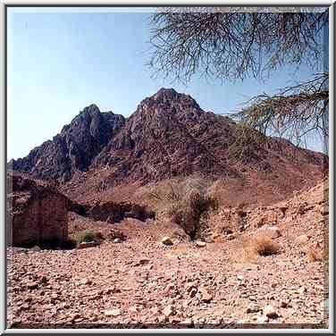 Geological Trail near Timna Park gate. The Middle East, March 15, 2001