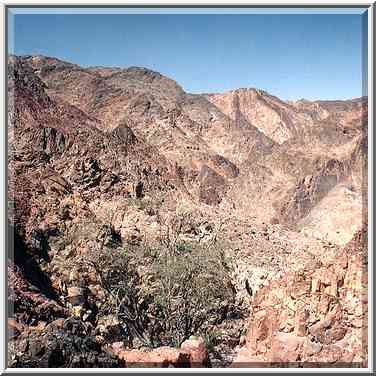 Geological Trail through Timna Mountains. The Middle East, March 15, 2001