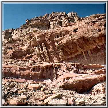 Approach to Timna Stage, the tallest summit of ...[2 words]... The Middle East, March 15, 2001