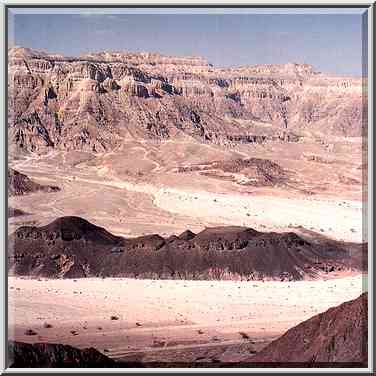 View of Timna Stream and Timna Cliffs to the ...[3 words]... Stage. The Middle East, March 15, 2001