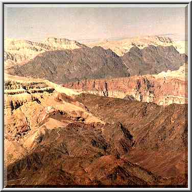 View to north-east from Mt. Shelomo, 3 miles ...[2 words]... Eilat. The Middle East, March 22, 2001