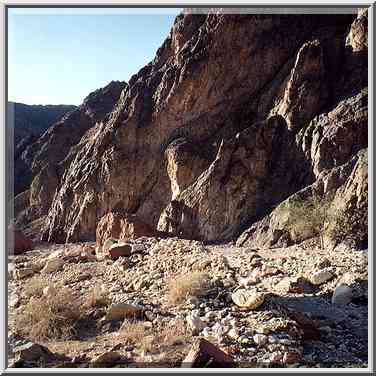 View from a jeep track along Netafim River in ...[6 words]... Eilat. The Middle East, March 22, 2001