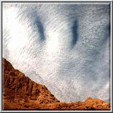 View of a sky to the north from the upper Nahal ...[2 words]... Gedi, the Middle East, March 29, 2001