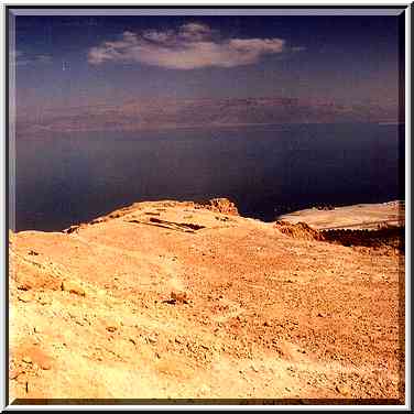 Chalcolitic temple. Ein Gedi, the Middle East, March 29, 2001