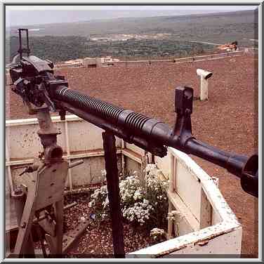 Abandoned fort on Bental Mt. near a border with ...[2 words]... Heights, the Middle East, April 7, 2001