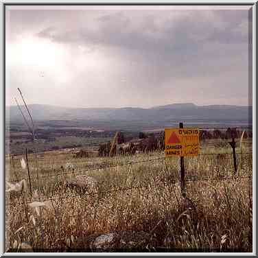 View from Rd. 959. Golan Heights, the Middle East, April 7, 2001