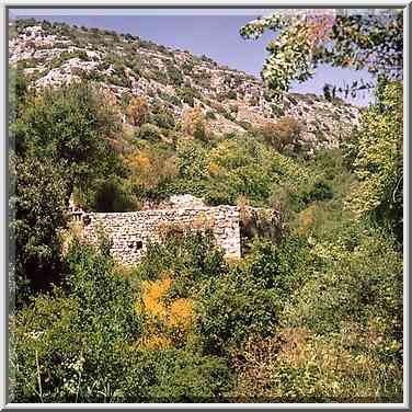 A mill near Ein Poem spring at Nahal Ammud River near Safed. The Middle East, April 19, 2001