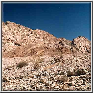 Southern side of Ramon Crater, 6 miles south-east ...[2 words]... Ramon. The Middle East, May 3, 2001