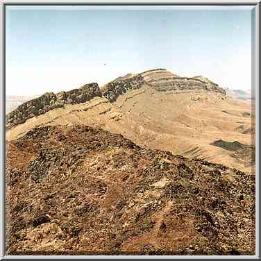 A summit of Ramons Tooth, view to the west, with ...[10 words]... Ramon. The Middle East, May 3, 2001