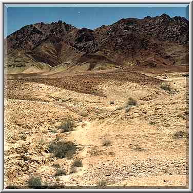 View of Ramons Tooth to the south from the bottom ...[8 words]... Ramon. The Middle East, May 3, 2001