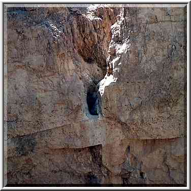 A waterfall at the end of Nahal Peres Canyon ...[25 words]... Dimona. The Middle East, May 10, 2001