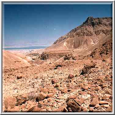 A terrace and opening of Tseelim Canyon to Dead ...[6 words]... Masada. The Middle East, May 10, 2001