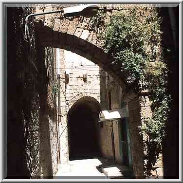 Hospitallers of St. John (?) St. in Old City of ...[3 words]... Acre. The Middle East, June 7, 2001