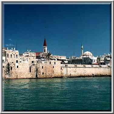 View of an eastern part of Old City of Akko ...[12 words]... The Middle East, June 7, 2001