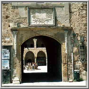 Northern entrance to Khan el Umdan (Pillars Inn) ...[3 words]... of Akko. The Middle East, June 7, 2001