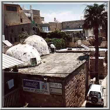 Sheikh Inam building at Salah and Bazri St., view ...[8 words]... (Acre). The Middle East, June 7, 2001