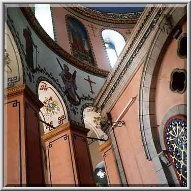 Ethiopian Church. Jerusalem, the Middle East, June 17, 2001