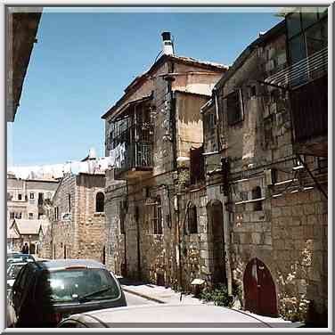 Chevrat Shas St. in Mea Shearim community. Jerusalem, the Middle East, June 17, 2001