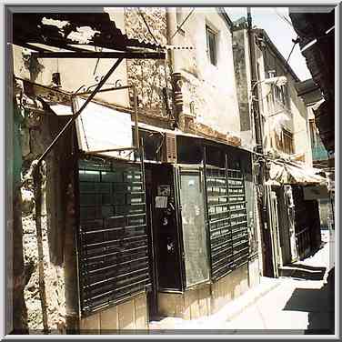 One of small streets between Chevrat Shas St. and ...[8 words]... the Middle East, June 17, 2001