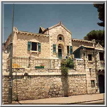 A building at HaNeviim St. Jerusalem, the Middle East, June 17, 2001