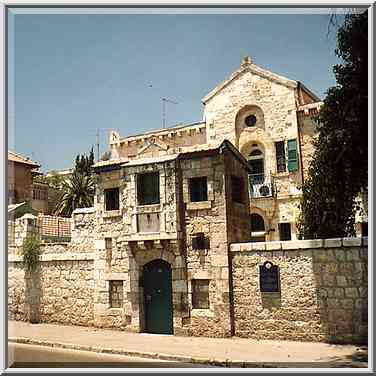 A building at HaNeviim St. Jerusalem, the Middle East, June 17, 2001