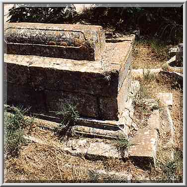 Muslim graves in a cemetery near Mamillah Pool. Jerusalem, the Middle East, June 17, 2001