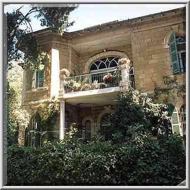 A former Arab house at Hovevei Tsion St. Jerusalem, the Middle East, June 28, 2001