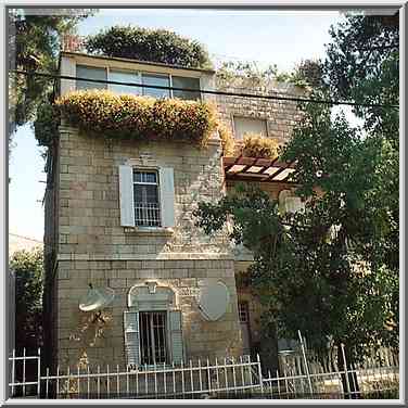 A former Arab house at Hovevei Tsion St. Jerusalem, the Middle East, June 28, 2001