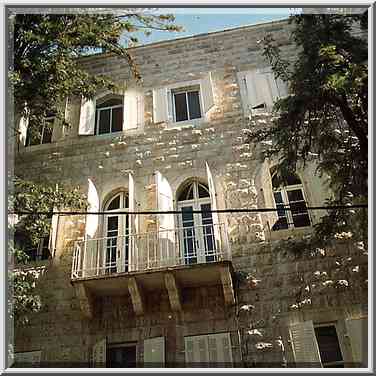 A former Arab house at Hovevei Tsion St. Jerusalem, the Middle East, June 28, 2001