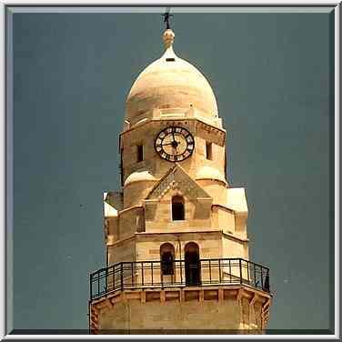 View of Dormition Church from wasteland of ...[4 words]... the Middle East, June 28, 2001