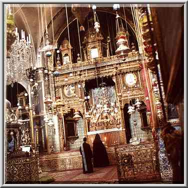 Saint James Armenian Church in Old City of Jerusalem. The Middle East, June 28, 2001