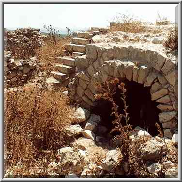 Debris of the destroyed houses of Bet Atab ...[6 words]... Shemesh. The Middle East, July 5, 2001