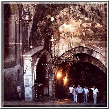 Marys Tomb on the foot of Mount of Olives. Jerusalem, the Middle East, July 12, 2001