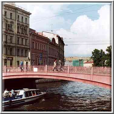 A channel near Gorokhovaya St. St. Petersburg, Russia, July 27, 2001