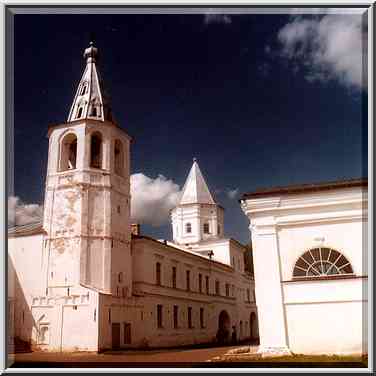 A monastery in Gorodishche Area. Novgorod, Russia, August 1, 2001