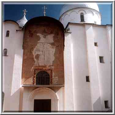 Sophiyskiy (?) Cathedral. Novgorod, Russia, August 1, 2001